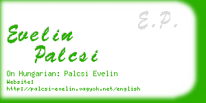 evelin palcsi business card